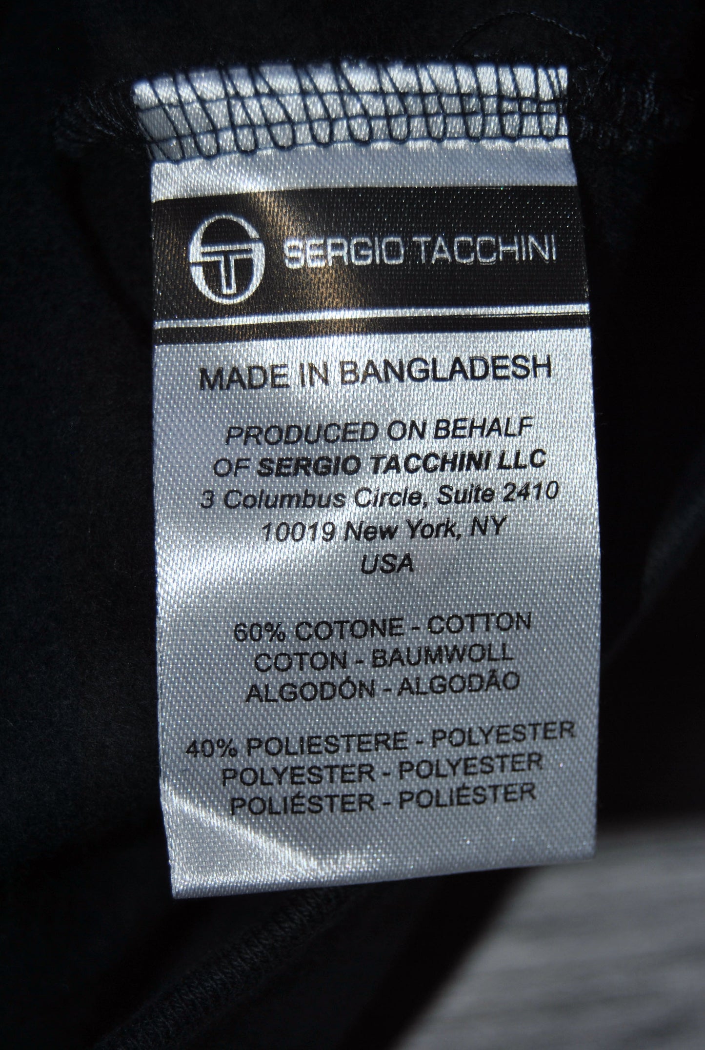 Sudadera Sergio Tacchini Hombre Azul marino. Talla M