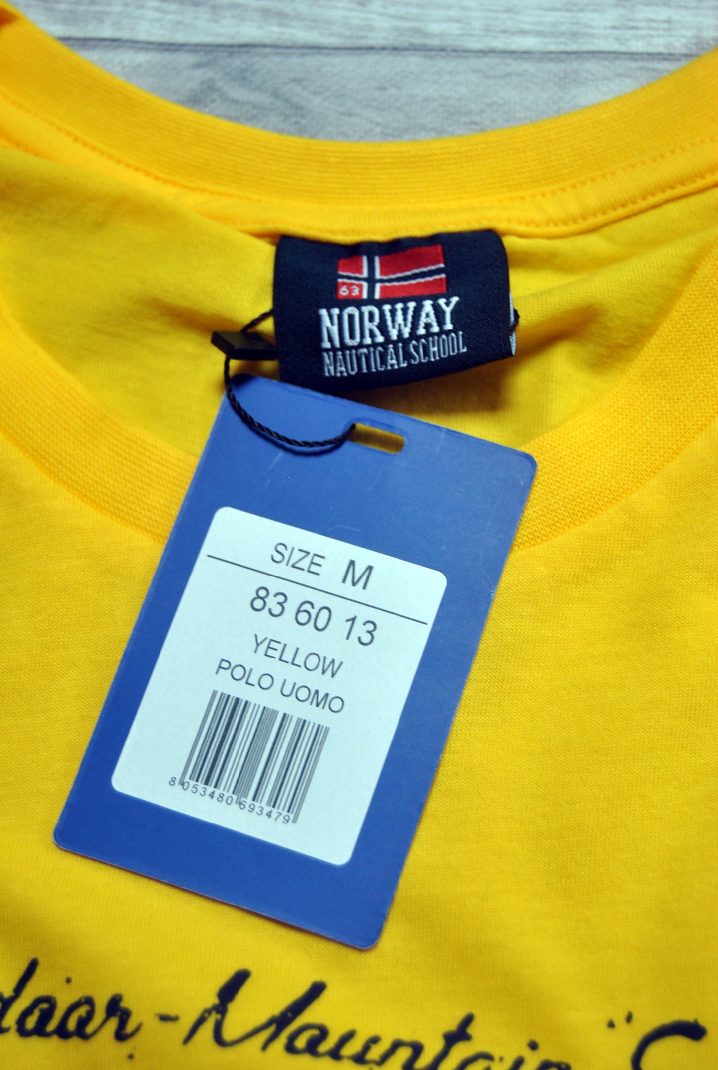 Camiseta Norway Amarilla M