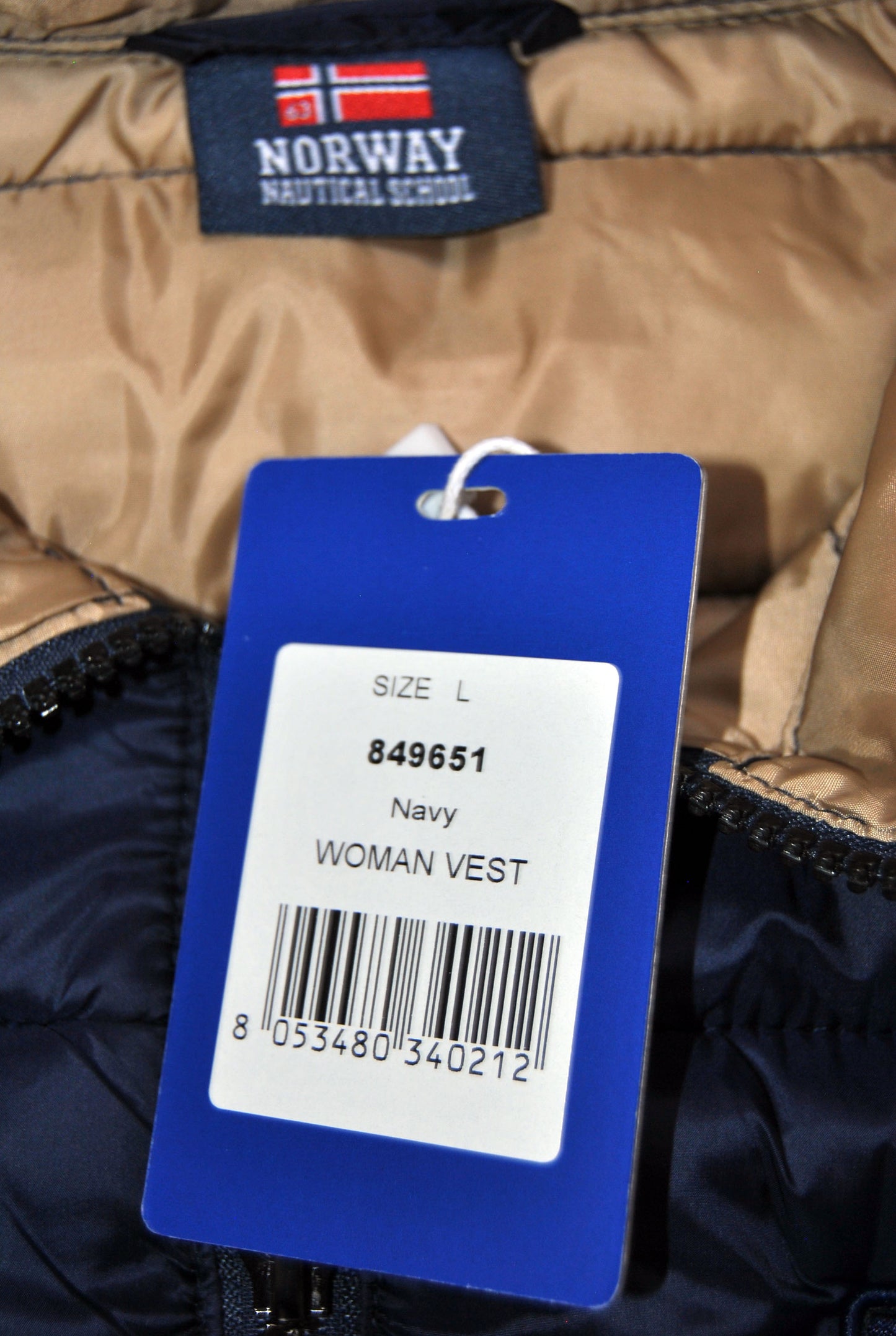 Chaleco Norway Mujer azul marino L