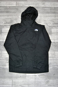Chaqueta The North Face de color negro con capucha para niño.Talla S.