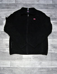 Sudadera Norway zip de color negro. Talla XL.