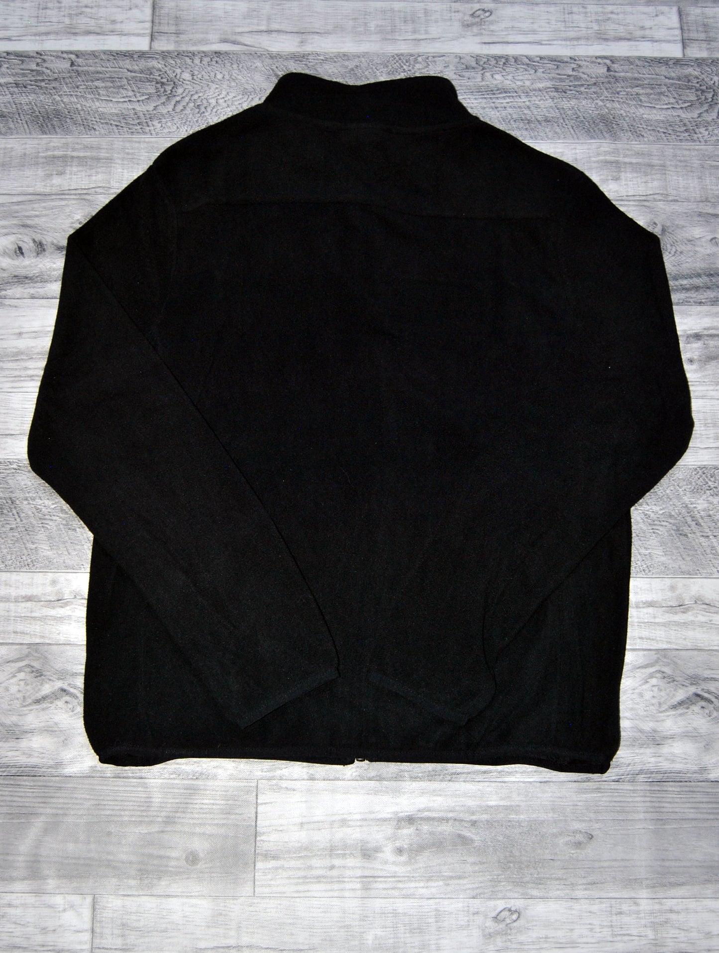 Sudadera Norway zip de color negro. Talla XL.
