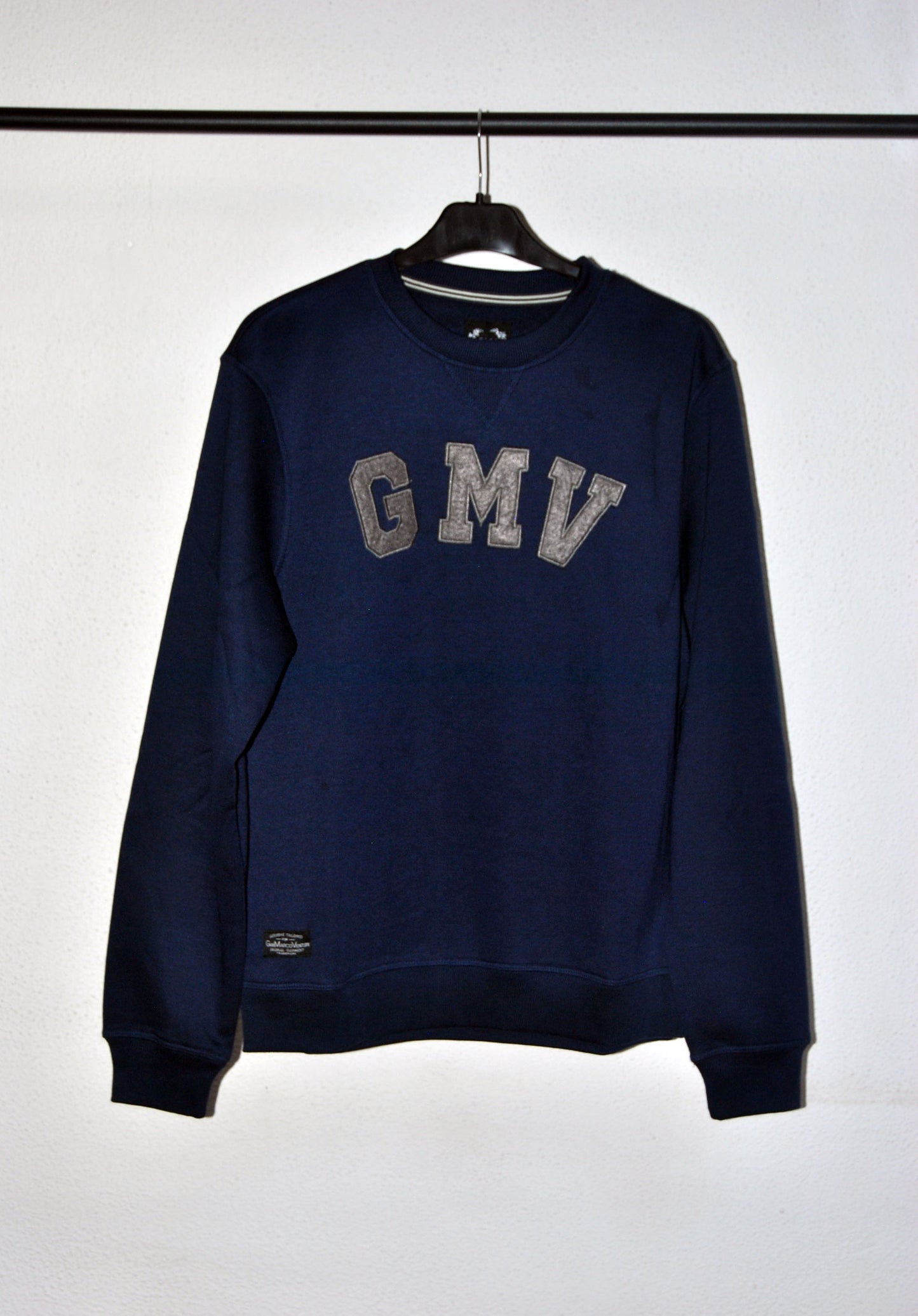 Sudadera GMV GianMarco Venturi de color azul marino. Talla M.