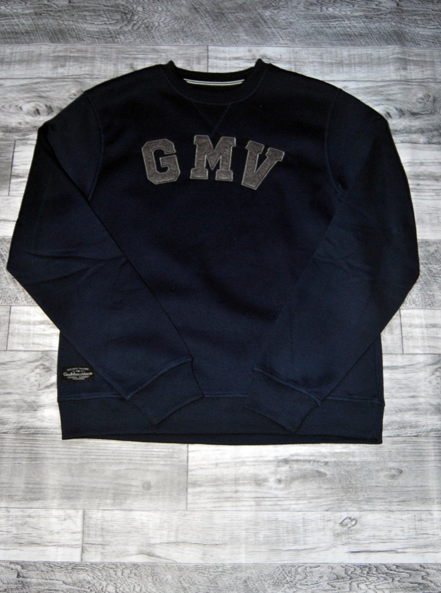 Sudadera GMV GianMarco Venturi de color azul marino. Talla M.