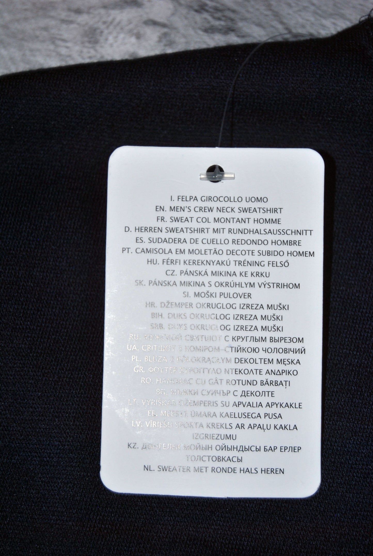 Sudadera GMV GianMarco Venturi de color azul marino. Talla M.