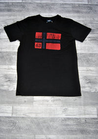 Camiseta Norway de color negro con estampado.