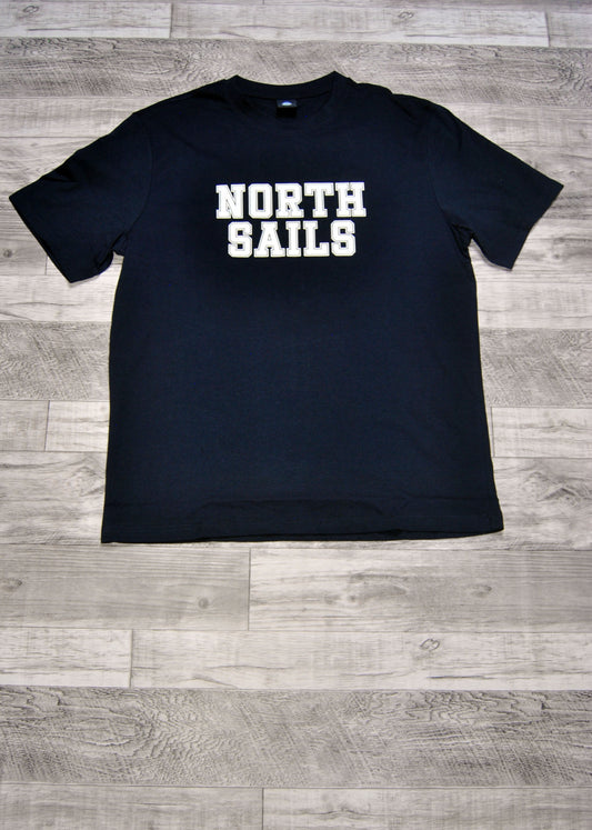 Camiseta North Sails de color azul marino con estampado. Talla S