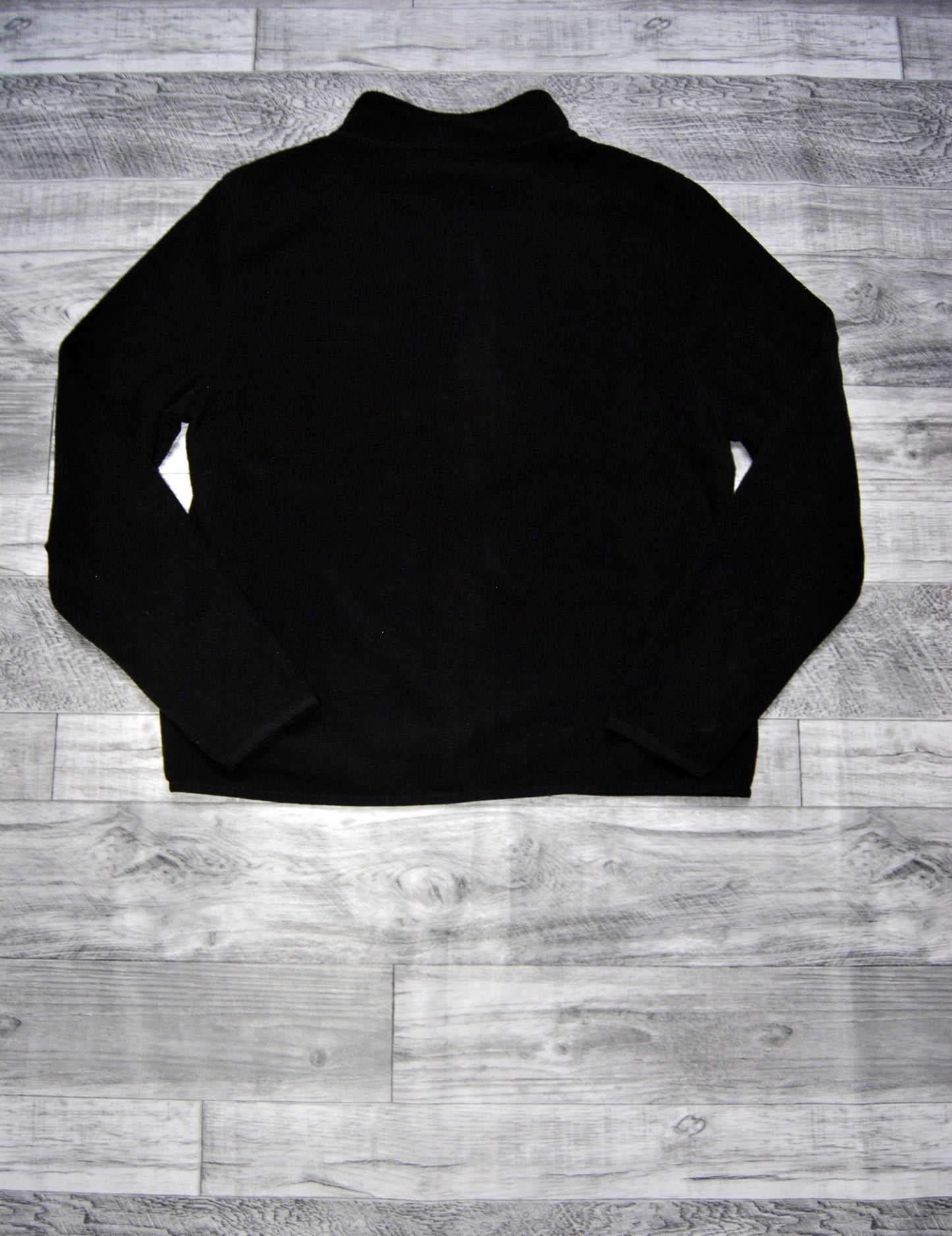 Sudadera Norway Mujer color negro con cremallera frontal. Talla L.