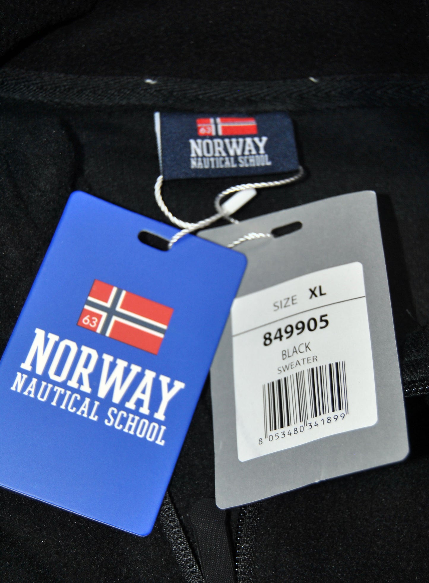 Sudadera Norway color negro de Mujer Talla XL