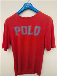 Camiseta Polo Ralph Lauren Roja. Talla M. Segunda mano