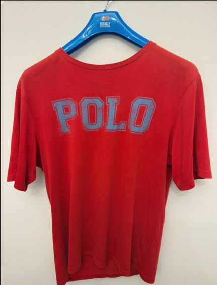 Camiseta Polo Ralph Lauren Roja. Talla M. Segunda mano