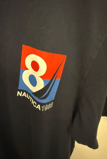 Camiseta Nautica Azul Marino . Talla L. Segunda mano