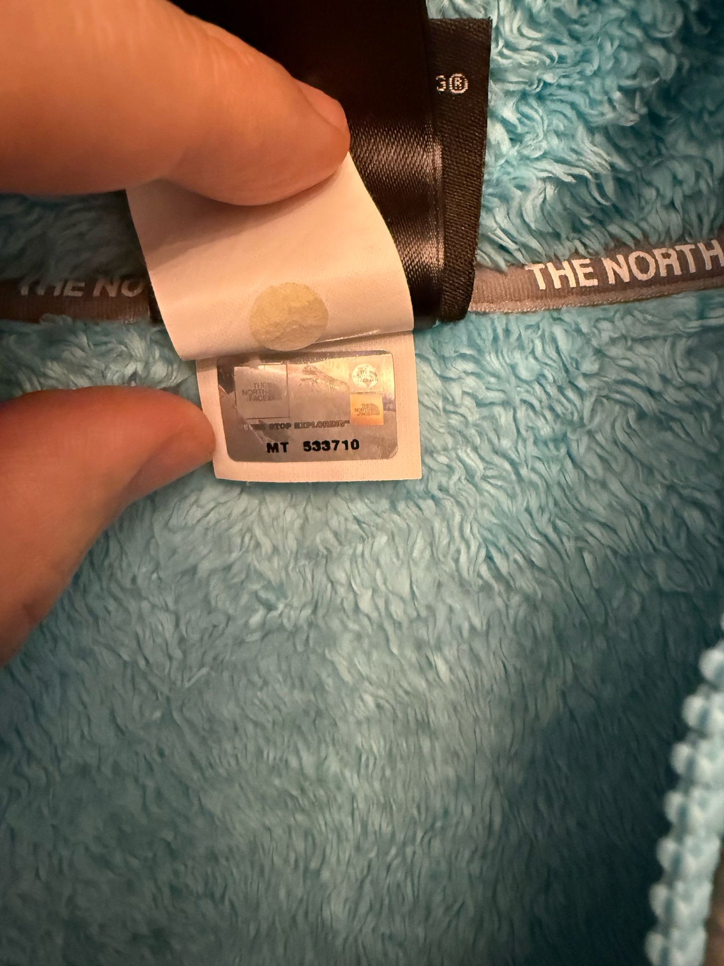 Foro Polar The North Face Turquesa Niña . Talla L. Segunda mano