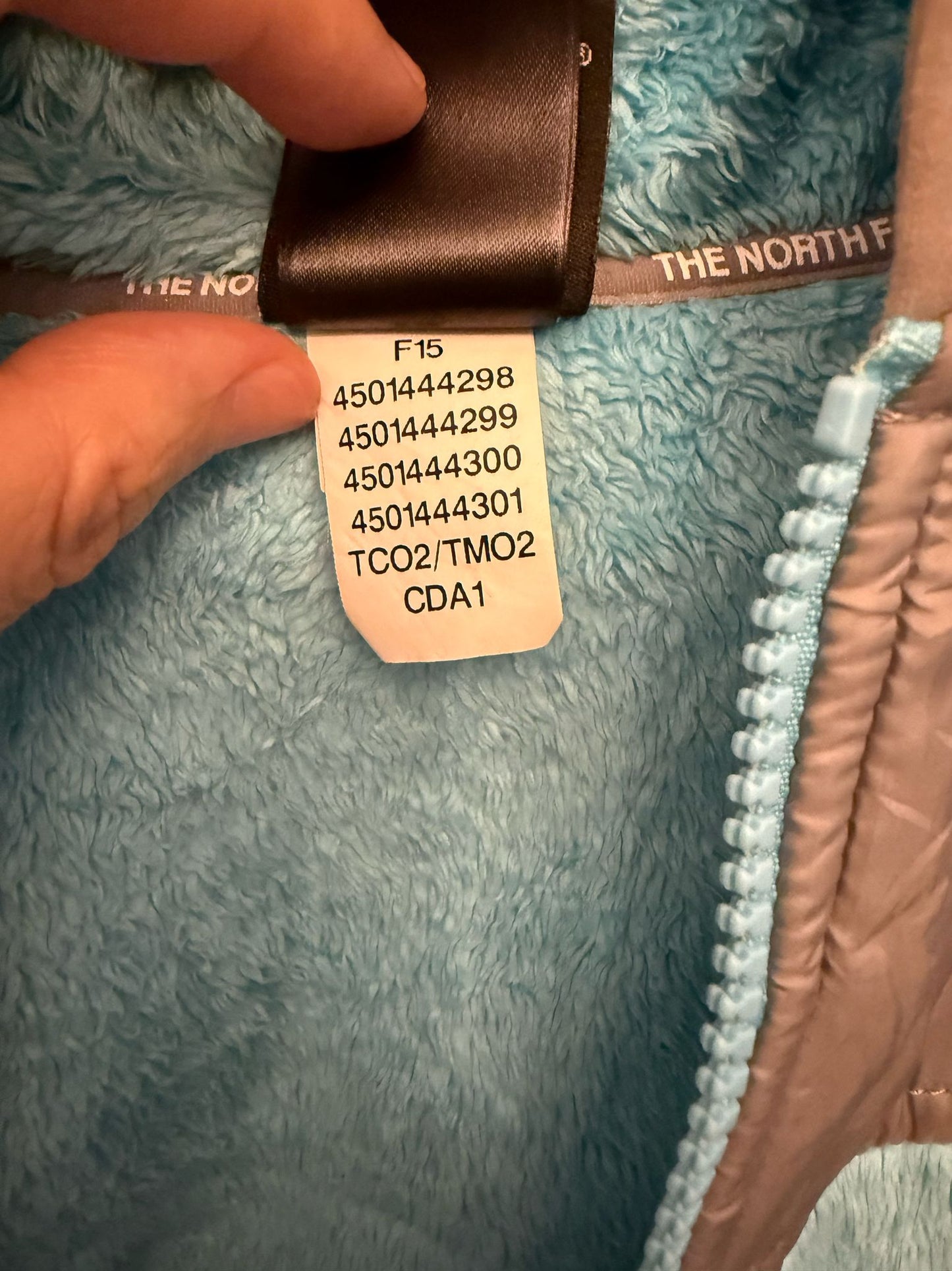 Foro Polar The North Face Turquesa Niña . Talla L. Segunda mano