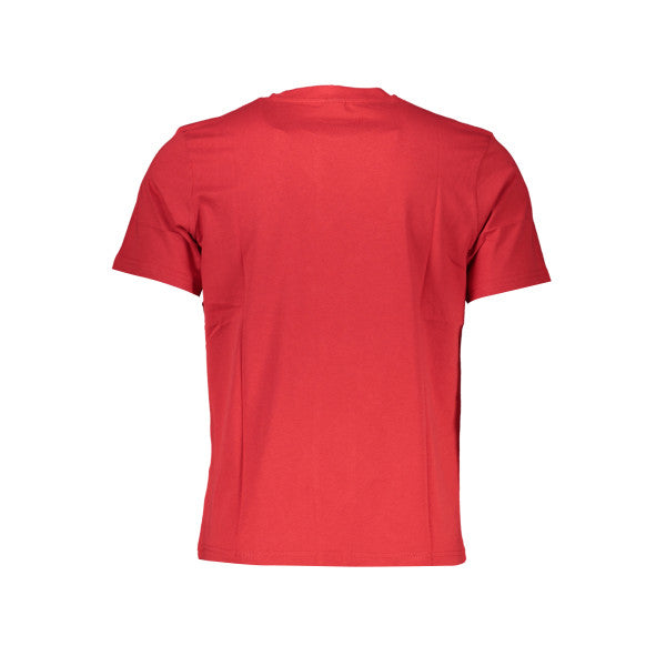 Camiseta North Sails de color rojo con estampado. Talla S.