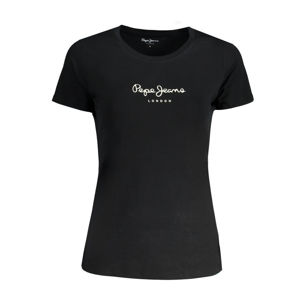 Camiseta negra mujer Pepe Jeans London Talla S