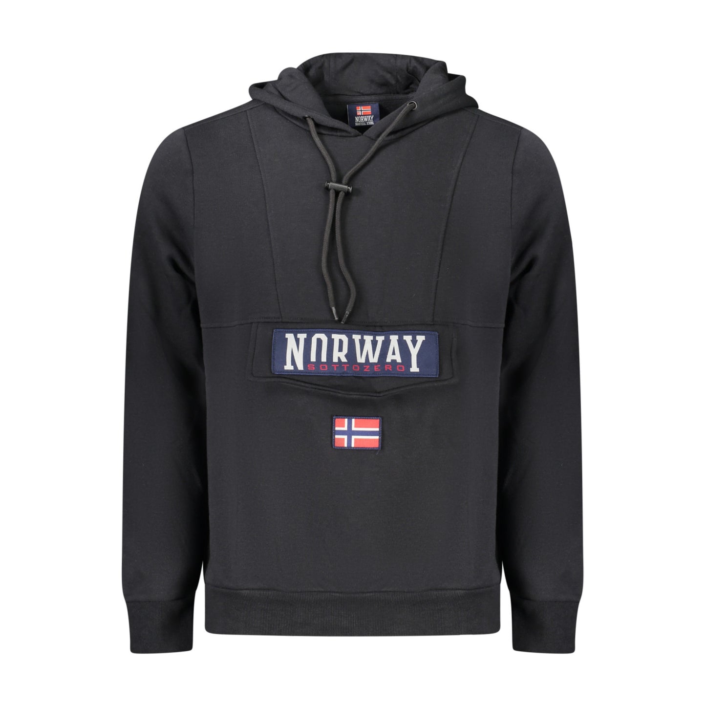 Sudadera con Capucha para Hombre Norway Negra