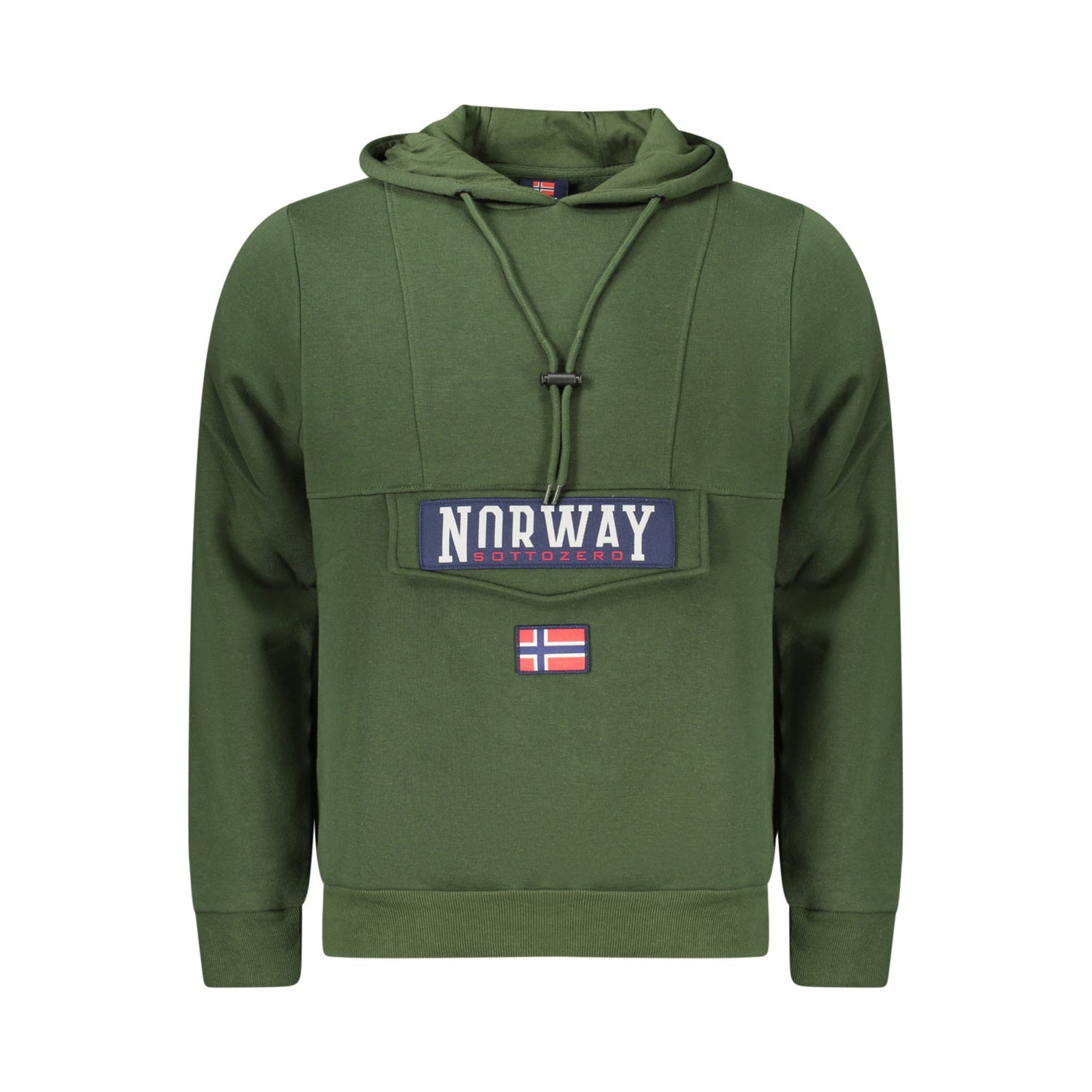 Sudadera con Capucha para Hombre Norway Verde