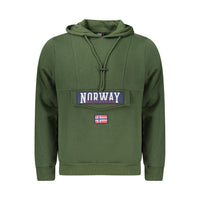 Sudadera con Capucha para Hombre Norway Verde